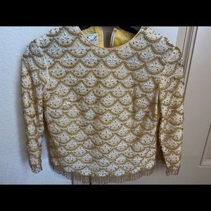 Vintage Hand decorated Jacket British Crown Colony